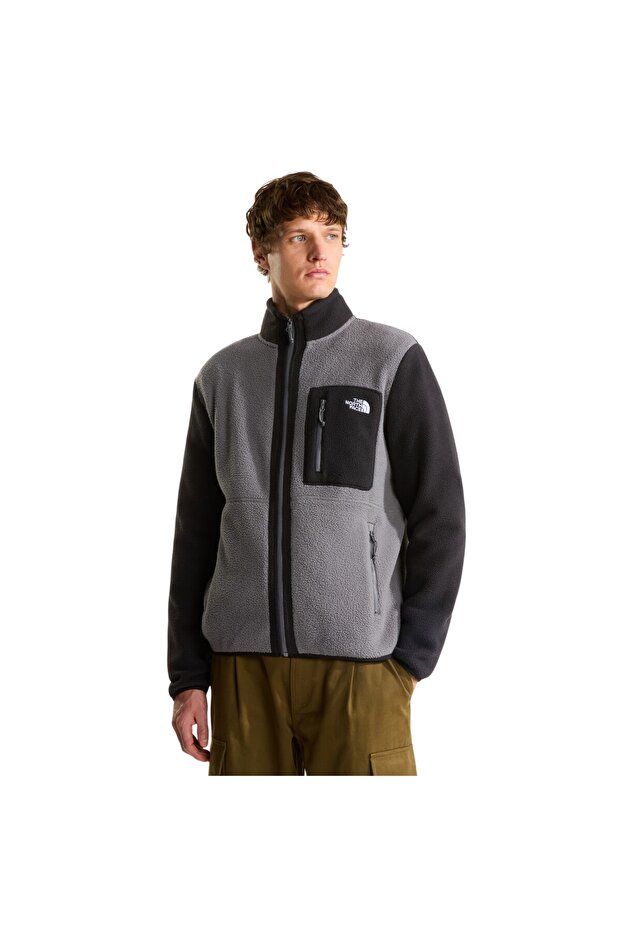 Men's Gray m Yumiori Full Zip Fleece