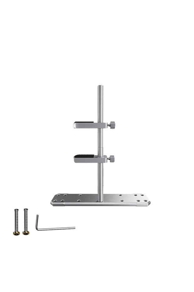 AX034-2-Silvery Aluminium Graphics Card Holder Video Card Bracket PC Case DIY Accessories GPU Suppor