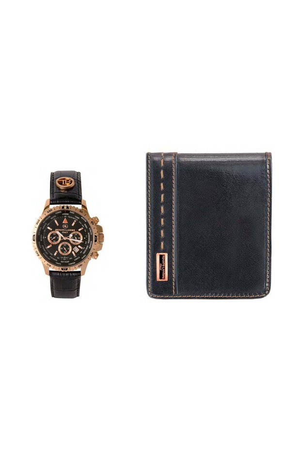Gents Watch+ Wallet -af