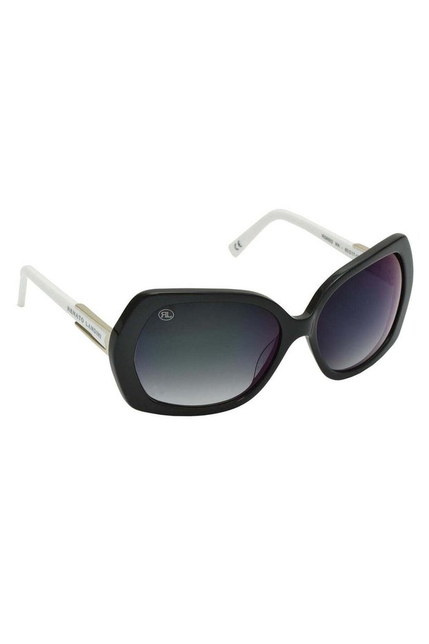 Women's Sunglasses Black & White/ Angel Eye