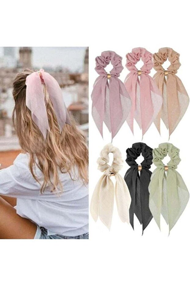 ربطات شعر على شكل وشاح