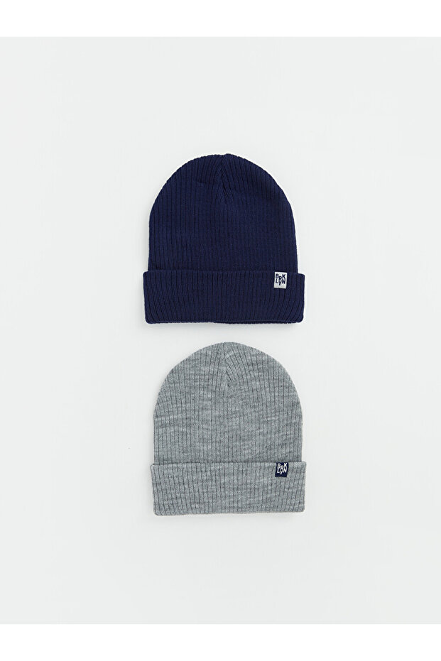 Esvab • Modern & Distinctive Boys' Knitwear Beanie 2-Pack