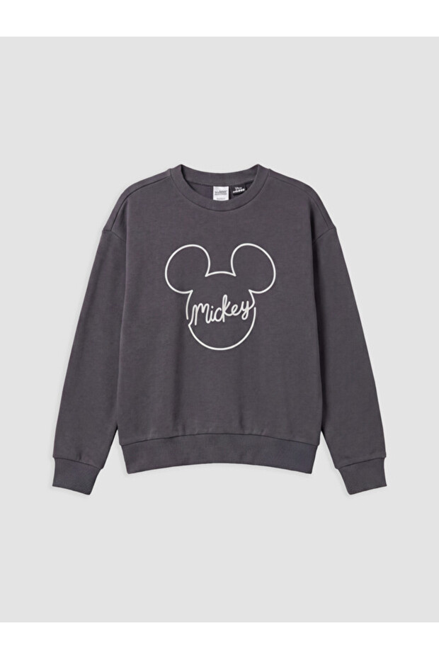 Printed girl's sweatshirt