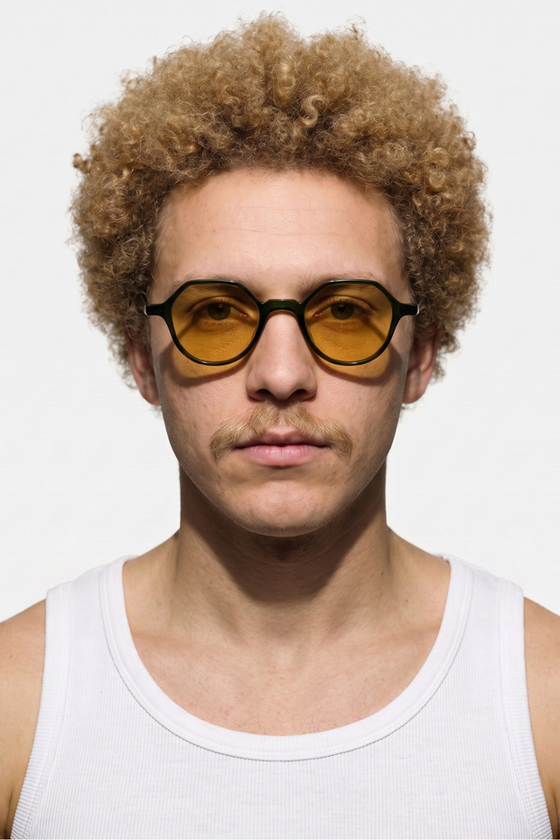 Paula Green Light Orange Men's Sunglasses