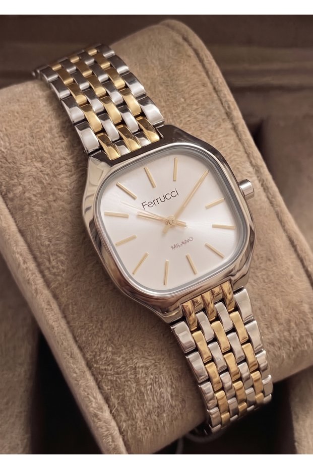 Women's Metal Case Steel Strap Wristwatch with 2 Years Warranty