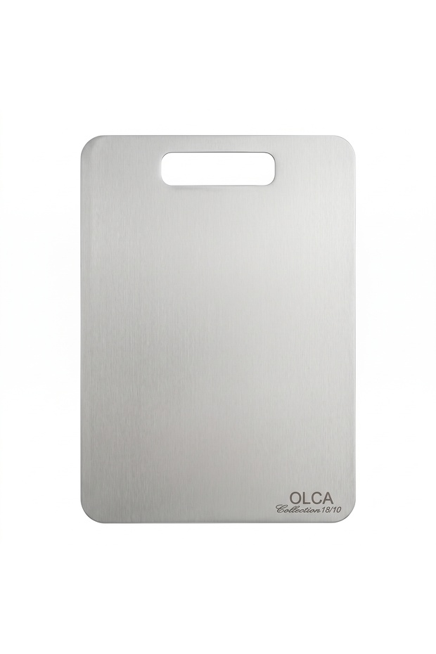 Stainless Steel Cutting Board Large Size 24X34 cm Chopping and Cutting Board with Silicone Feet 304 Quality