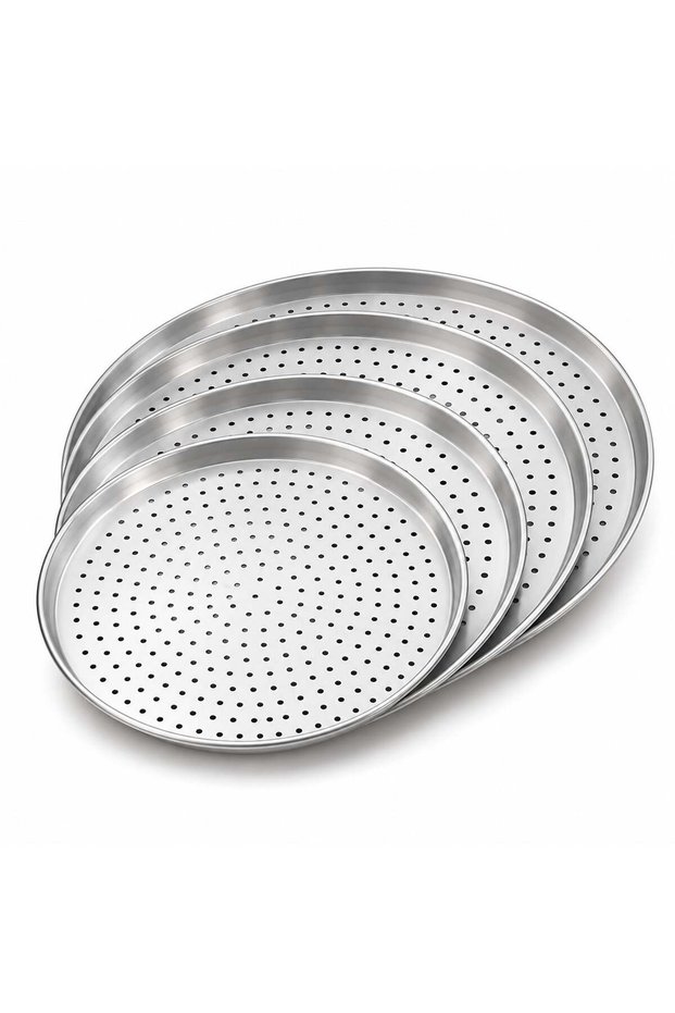 Pizza Pan Perforated 26 cm Professional Set of 5