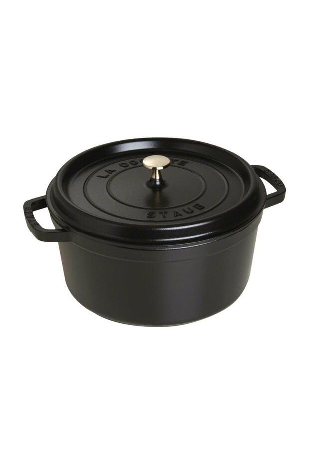 Cocotte cooking pot, cast iron, 28 cm/6.7L, Black -