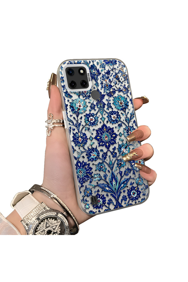 حافظة هاتف من السيليكون متوافقة مع Realme C21Y، حافظة خلفية صلبة من السيليكون بنمط قرطاسية إينيك