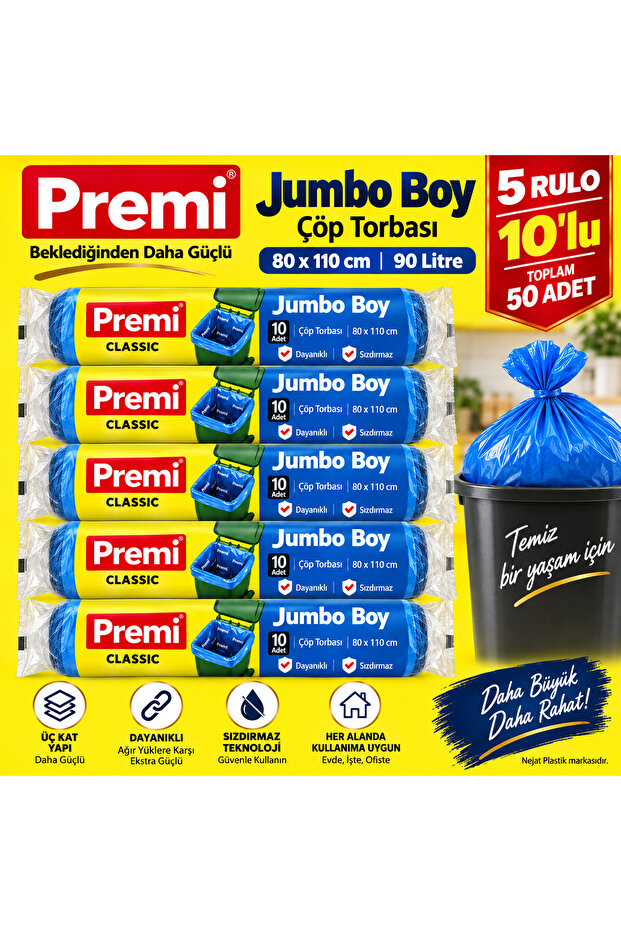 Jumbo Boy Classic Çöp Torbası