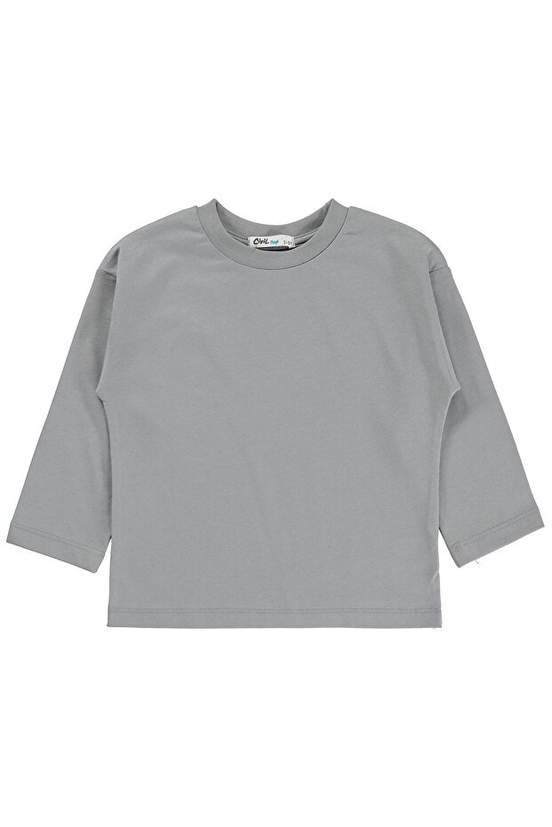Basic Sweatshirt for Ages 2-5 - Gray