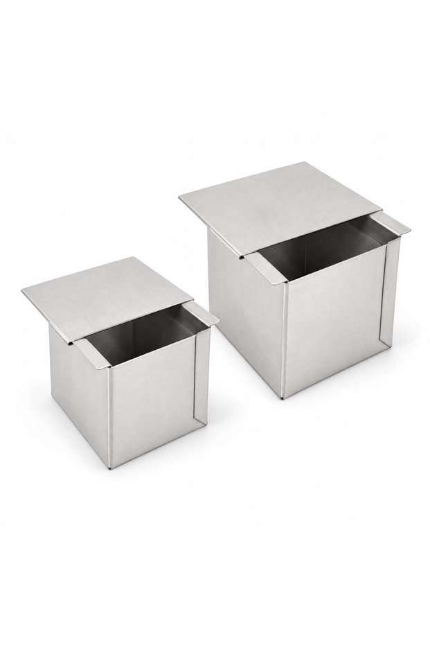 قالب كرواسون مكعب هندسي، 7x7x ارتفاع 7 سم 8x8 سم