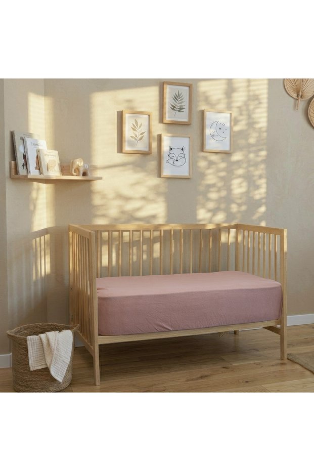 Elastic Towel Baby Sheet | Mother's Side Crib, Park Bed | 40X90 Cm/50X90 Cm, 70X140/70X150 cm