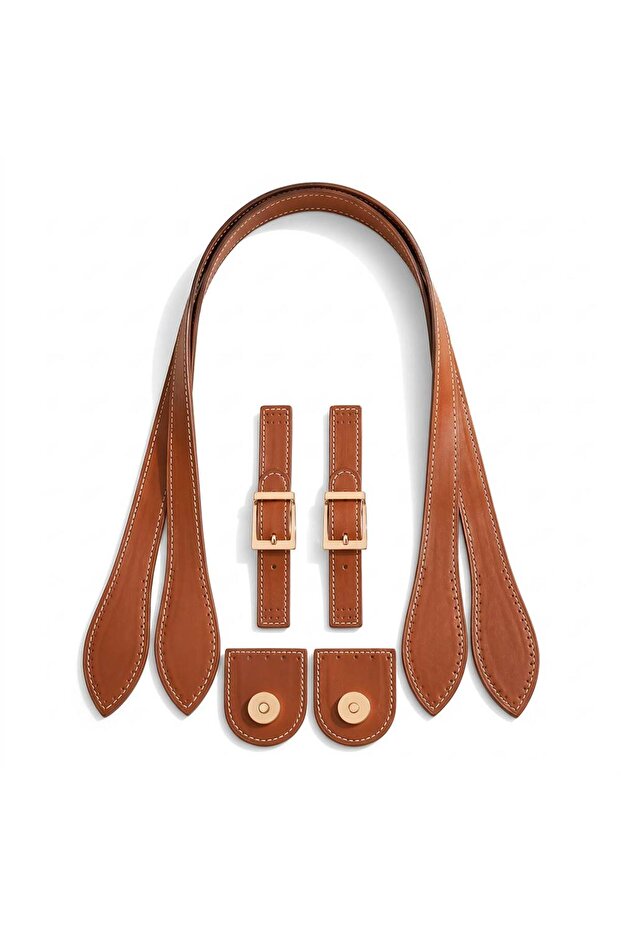 Mng Model Belted Bag Handle Set Taba