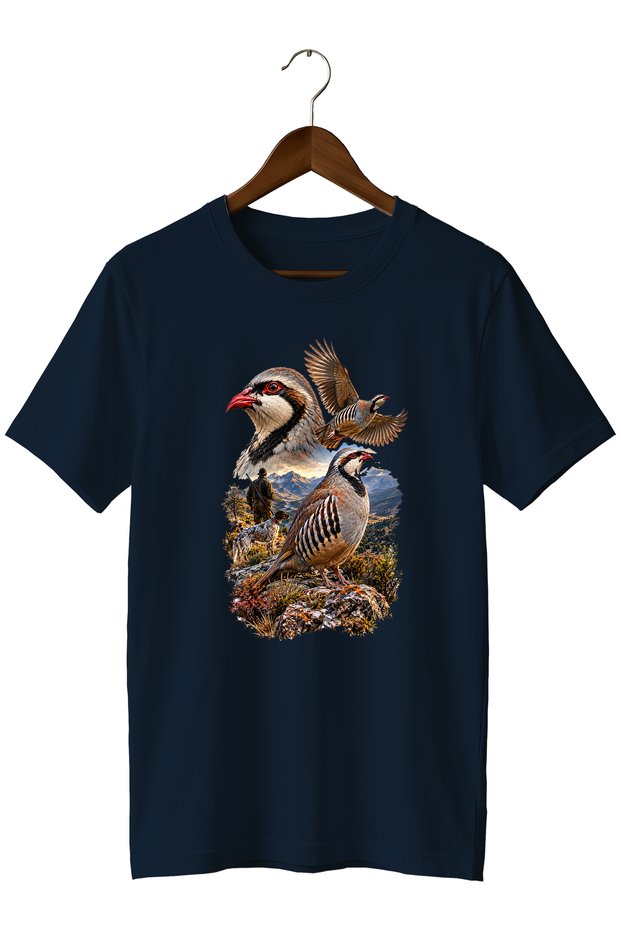 Keklik Printed Unisex Regular Fit Crew Neck Hunter T-Shirt