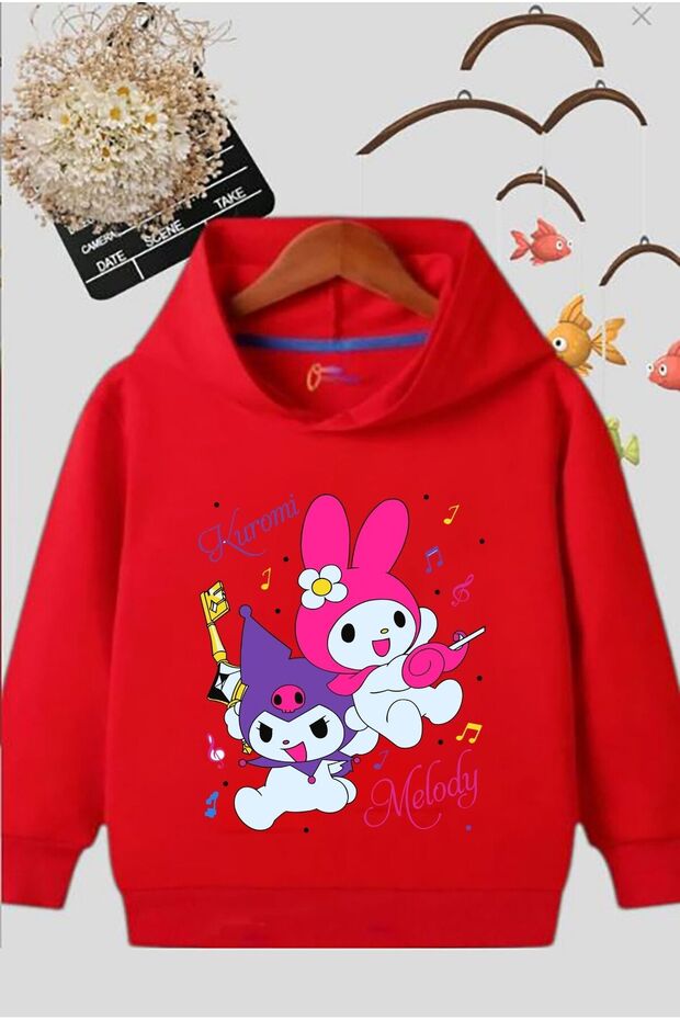 Printed Children's Hooded Sweatshirt