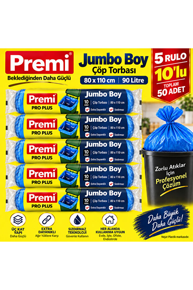 Jumbo Boy Pro Plus Çöp Torbası