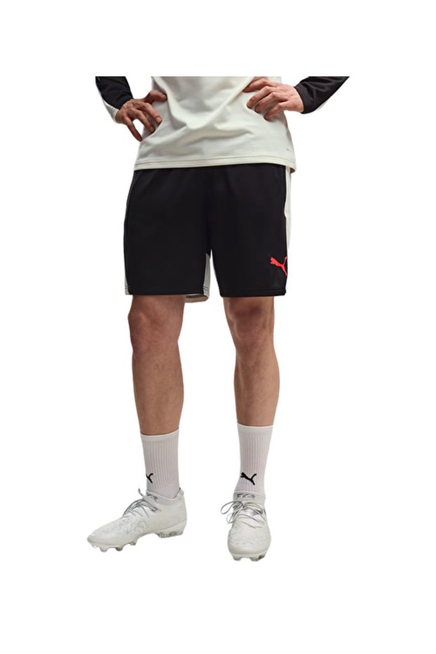 individualLIGA Training Şort Siyah Bej