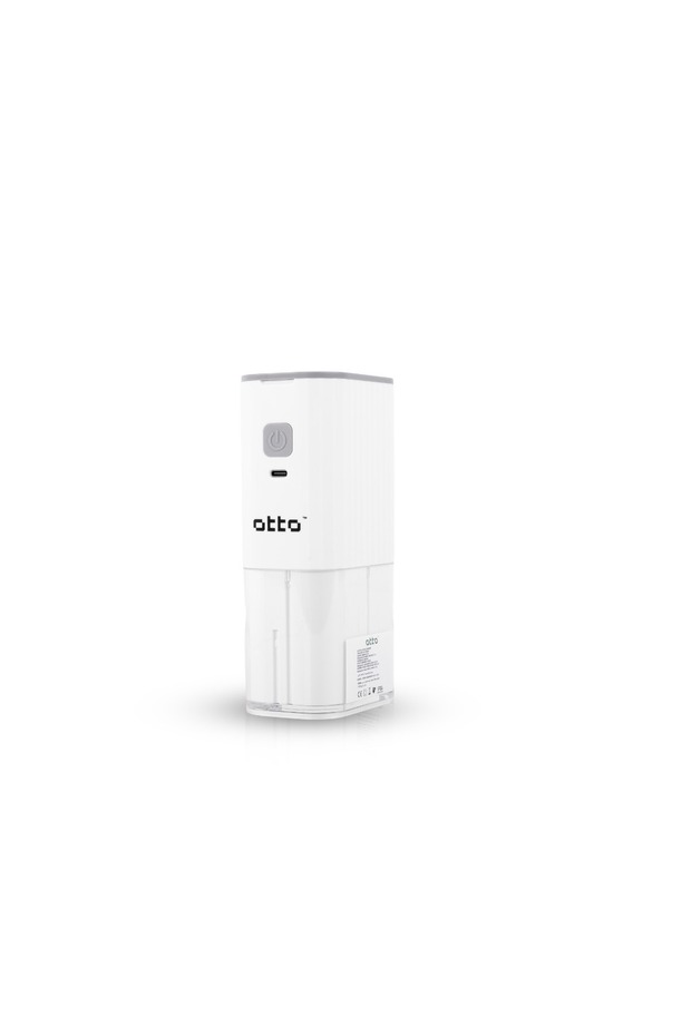 Coffee Grinder Auto Rechargeable Type - C Ceramic Blade - Grey