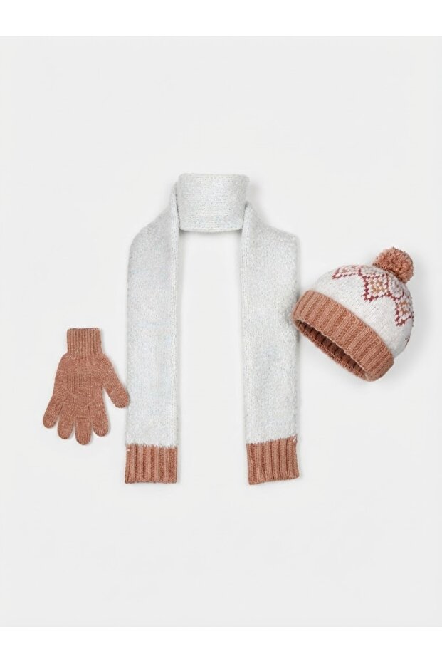 Fo 3095 Juno 3-Piece Scarf Beanie Set