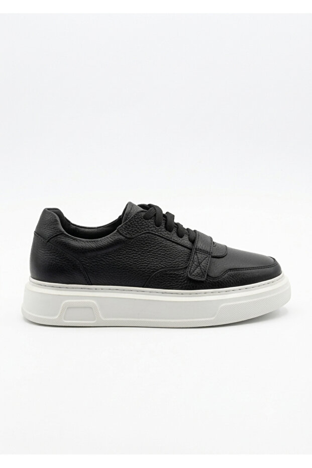 Genuine Leather Black Men's Casual Shoes - 1015
