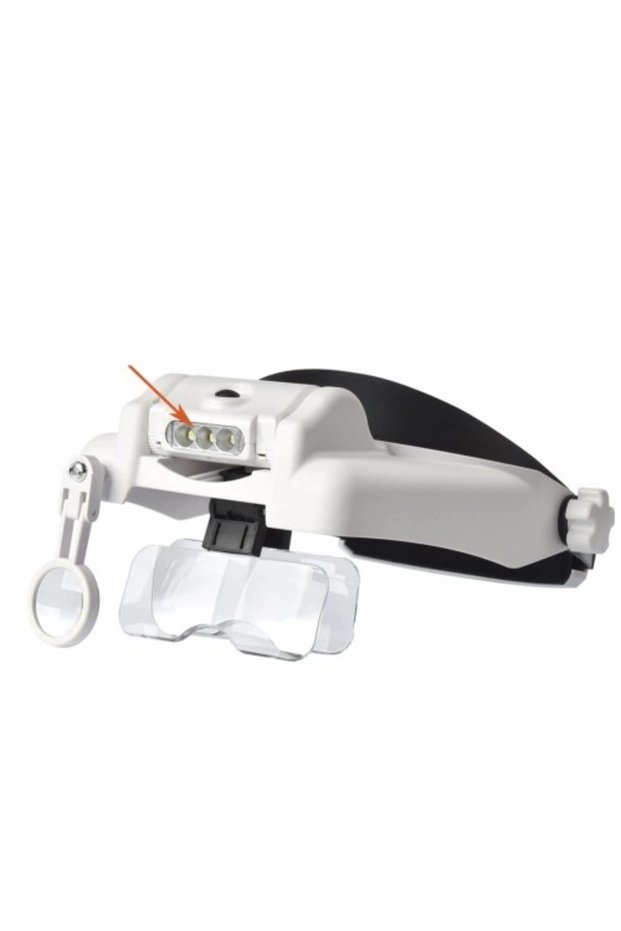 Nikula-3 Led Lighted Hat Medical Magnifier with 3 Lenses - Mg81000S ()