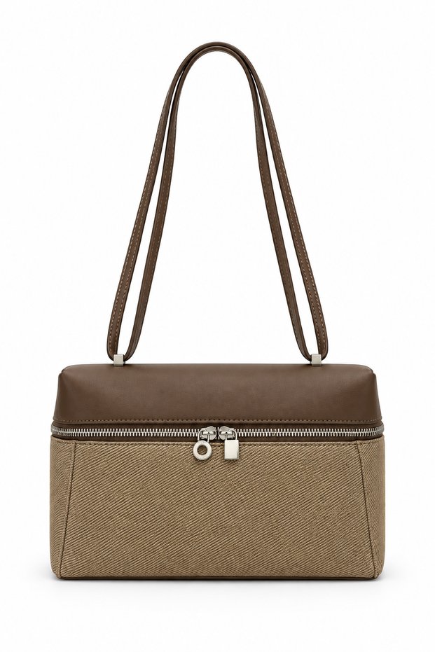 Jkln Crossbody Women's Bag Large Volume Daily Beige Bag 2524