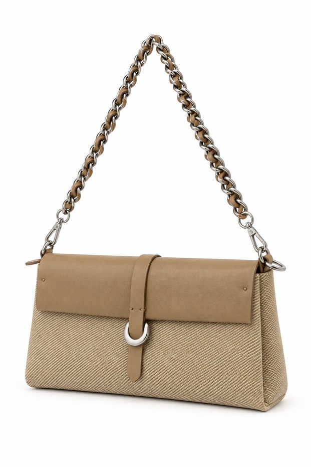 Jkln Crossbody Women's Bag Large Volume Daily Beige Bag 2504