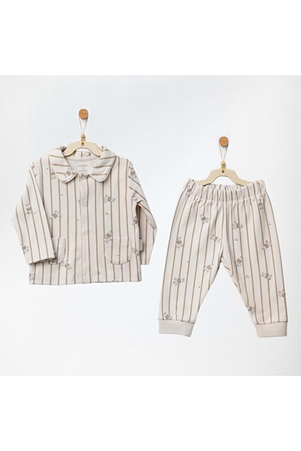 Baby Pajama Set Beige