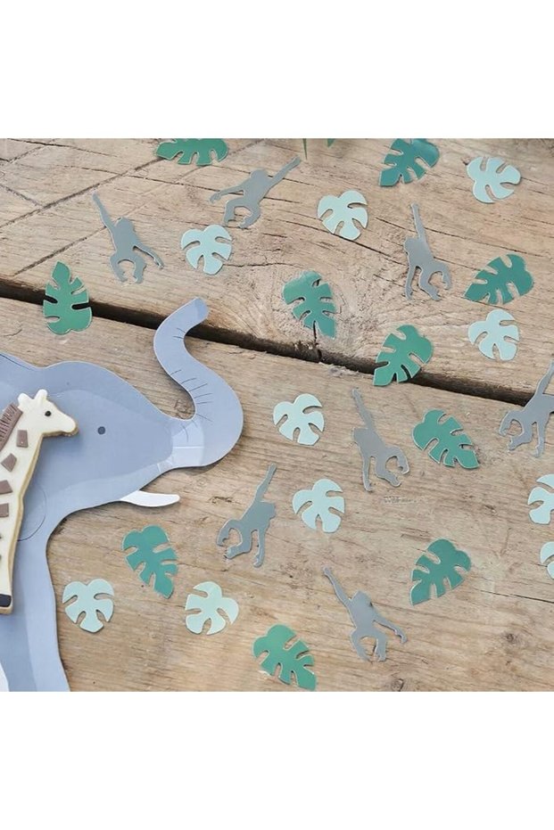 Leaf & Monkey Table Confetti