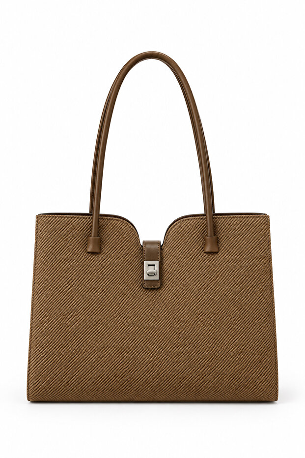 Jkln Women's Shoulder Bag Large Volume Daily Beige Bag 2520
