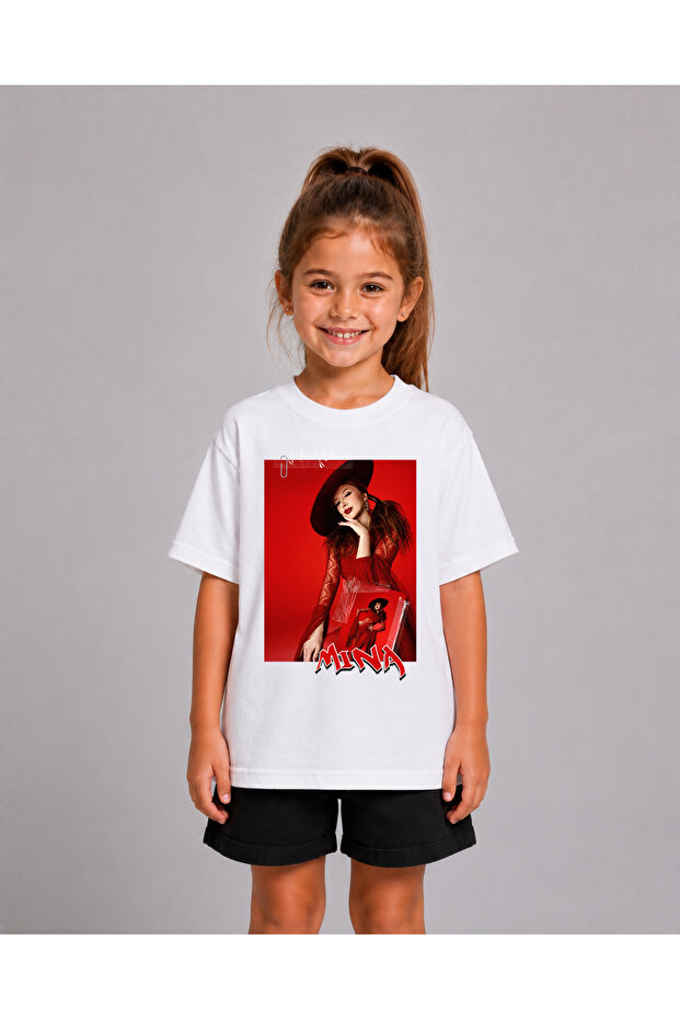 Girl Boy Manifest Mina Poster Printed 100% Organic Cotton Tshirt