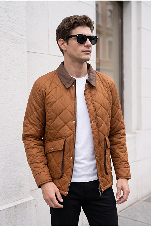 Leather Detailed Brbr Viral Jacket/Mantle
