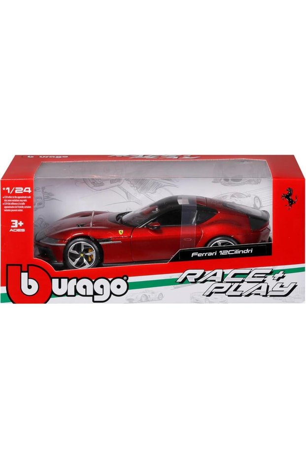 Ferrari 12 Cylinder Red 1/24 Model Car