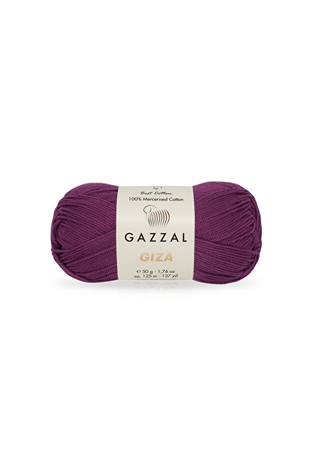 Giza 100% Mercerized Cotton Knitting Yarn 50 Gr 125 m – 1 Piece-2467