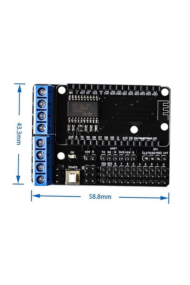 Nodemcu L293d Shield Motor Sürücü Esp8266 Kablosuz Internet Wifi Motor Uzaktan Kontrol Robo - 7