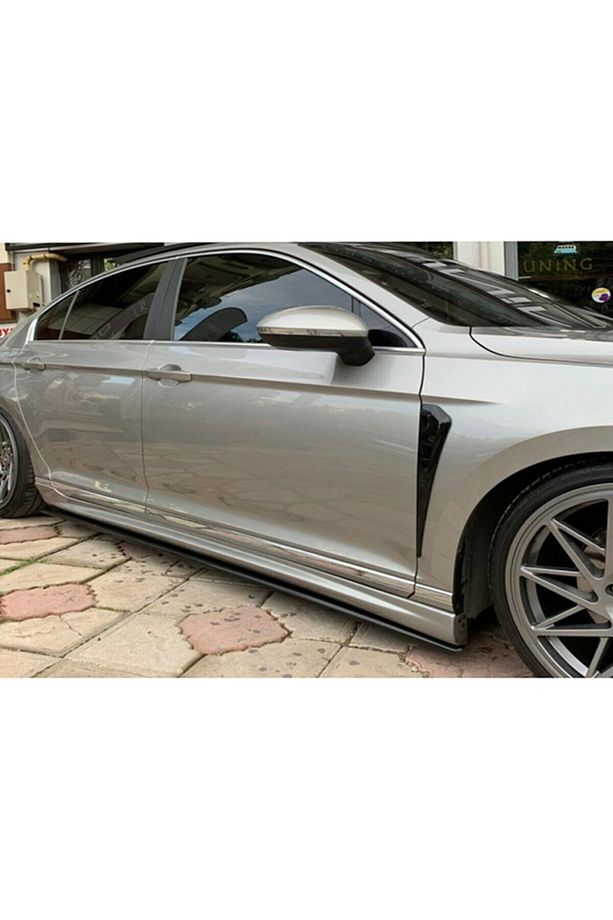 Vw Golf Mk7,5 2017+ F30 Düz Model Yan Marşpiyel 2 Adet Piona Black - 2
