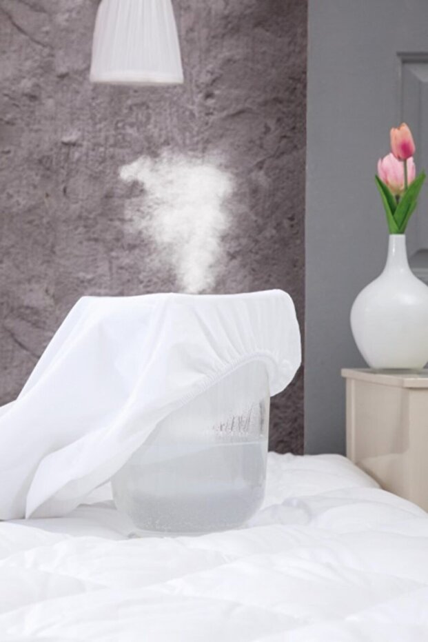 Saltea dublă din bumbac, rezistentă la lichide - 6