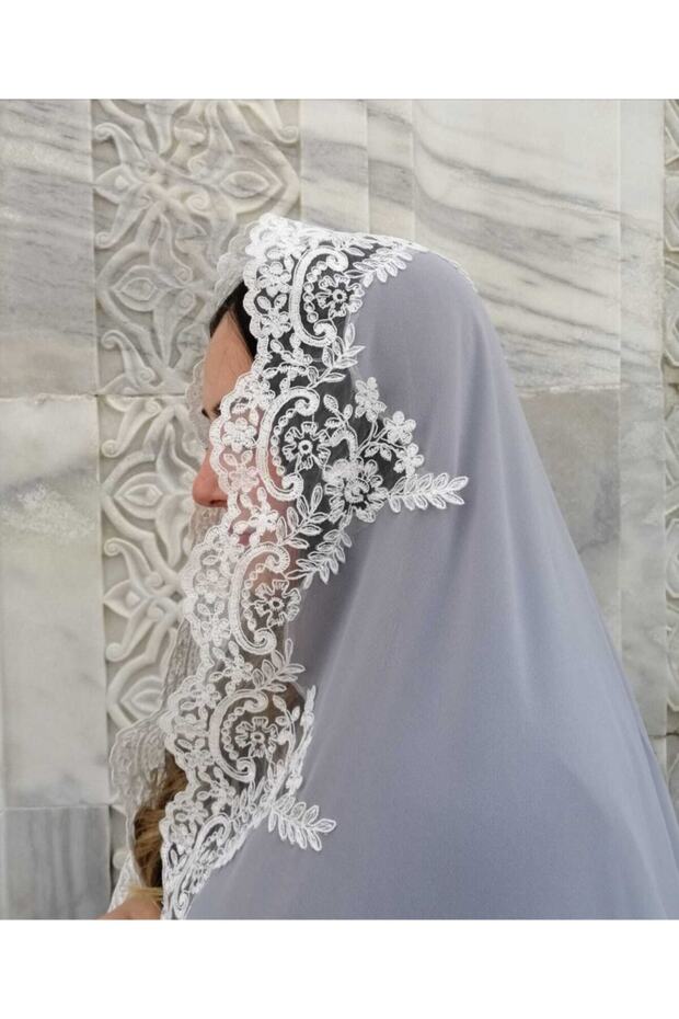 French Guipure Lace Mevlüt Shawl Special Day Chiffon Shawl Scarf Engagement Bundle Dowry Box