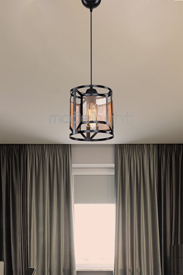 Seda Tekli Sarkıt Siyah - 1