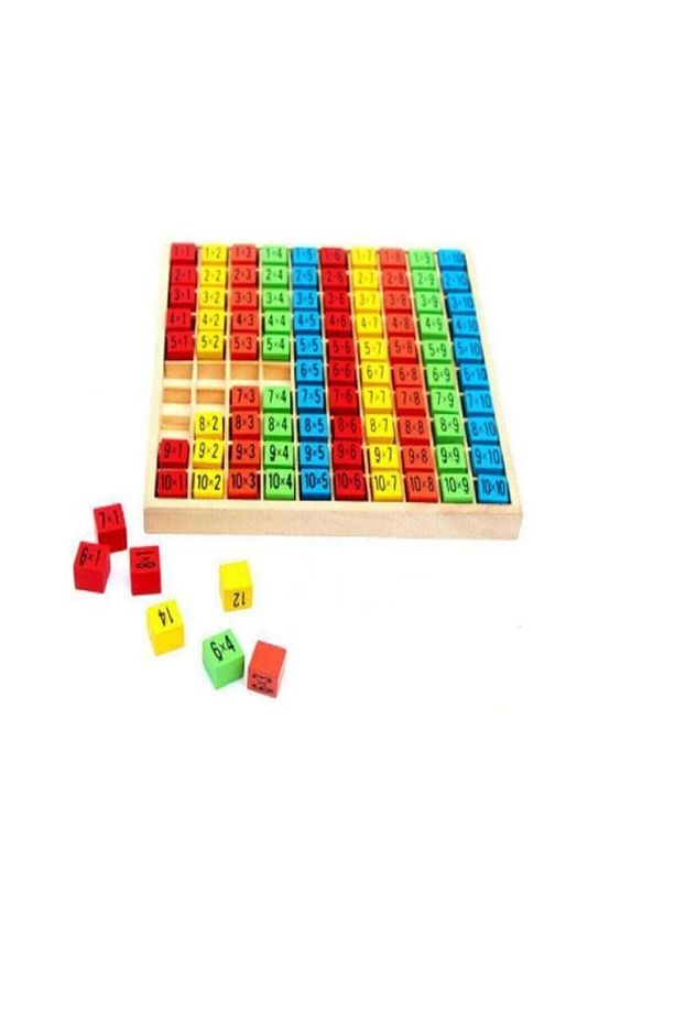 Pr145 Ahşap Çarpım Tablosu 100 Pcs Special Series - 1
