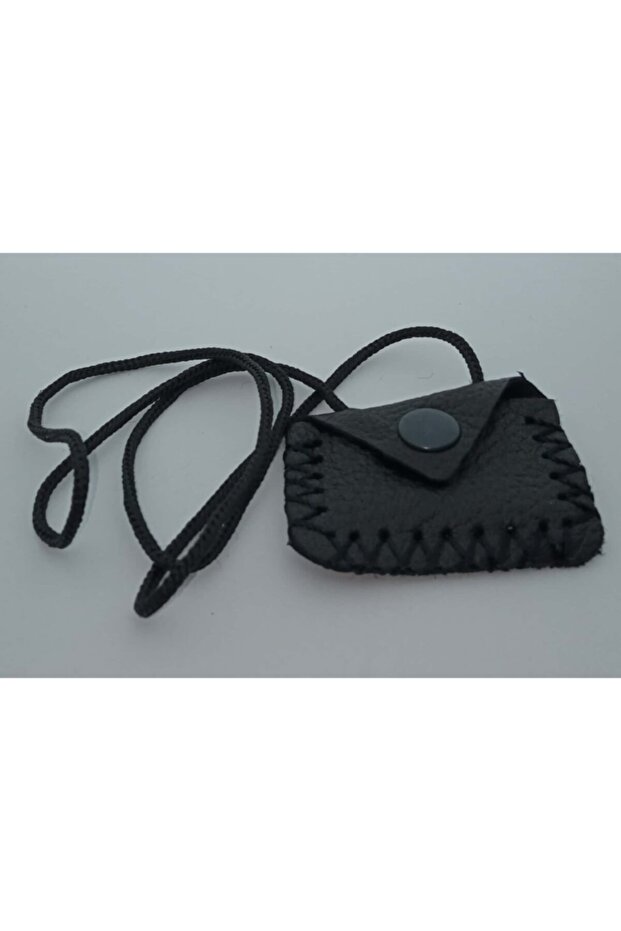 Empty Amulet Container Rectangular Black Medium Size - 1