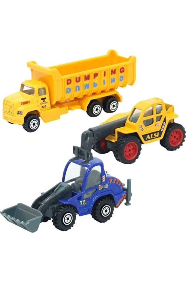 3'lü Inşaat Araçları Seti - 1