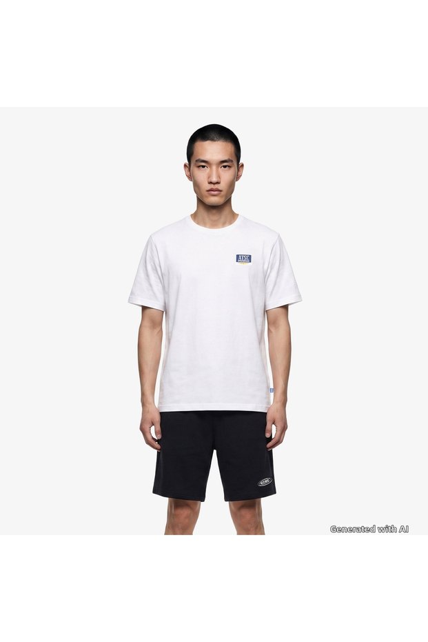 Serve Smash Repeat Men's White T-Shirt