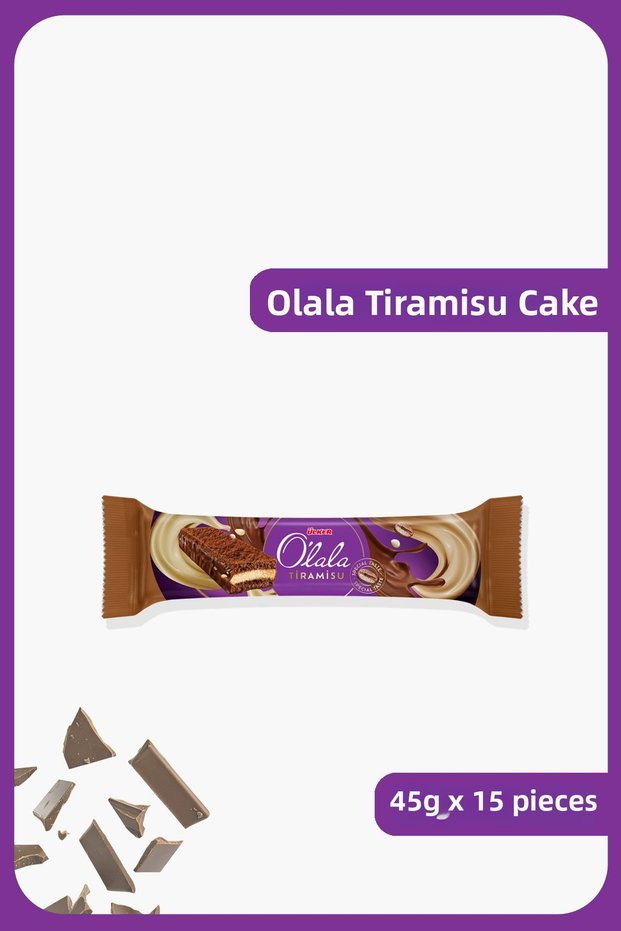 O'LALA Tiramisu Cake - 45 gram - 15 item(s)