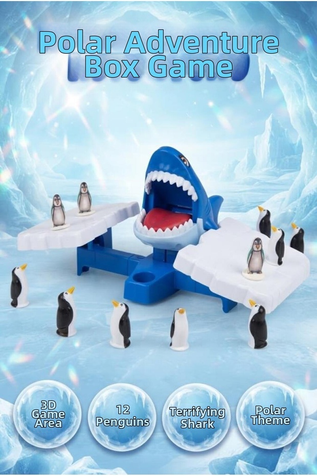 Who Will Wake up the Shark Save the Penguins from the Shark 12 Penguins Strategy Game