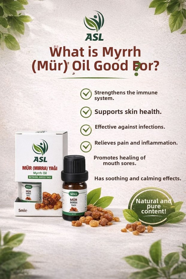 Myrrh Oil 20 ml – Myrrh Essential Oil – Myrrh Oil – Myrrh Essential Oil – Natural Aromatic Herbal Oil