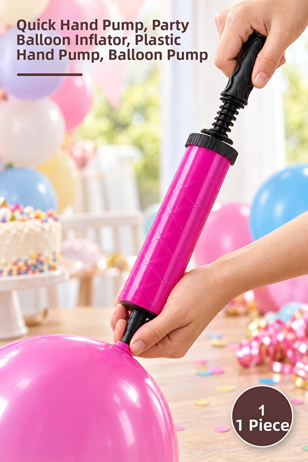 1 Piece Balloon Pump – Quick Hand Pump, Party Balloon Inflator, Plastic Hand Pump, Balloon Pump