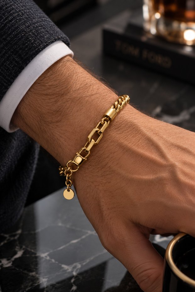 Gold Double Bracelet