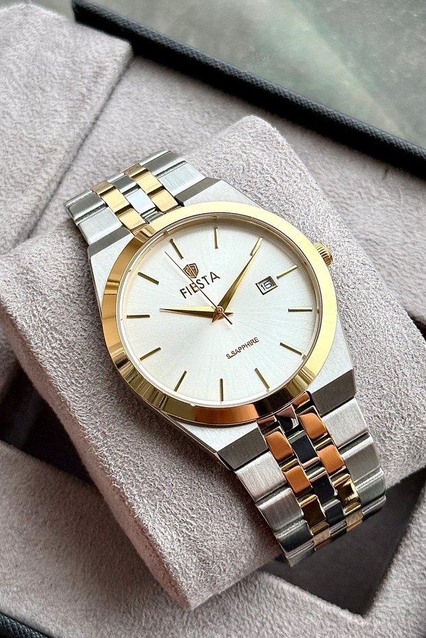 F25040M Men's Wristwatch with Steel Strap